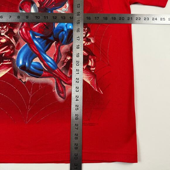 Vintage Spiderman x Green Goblin Marvel Superhero Comic 2002 Promo Shirt Large - Picture 8 of 8